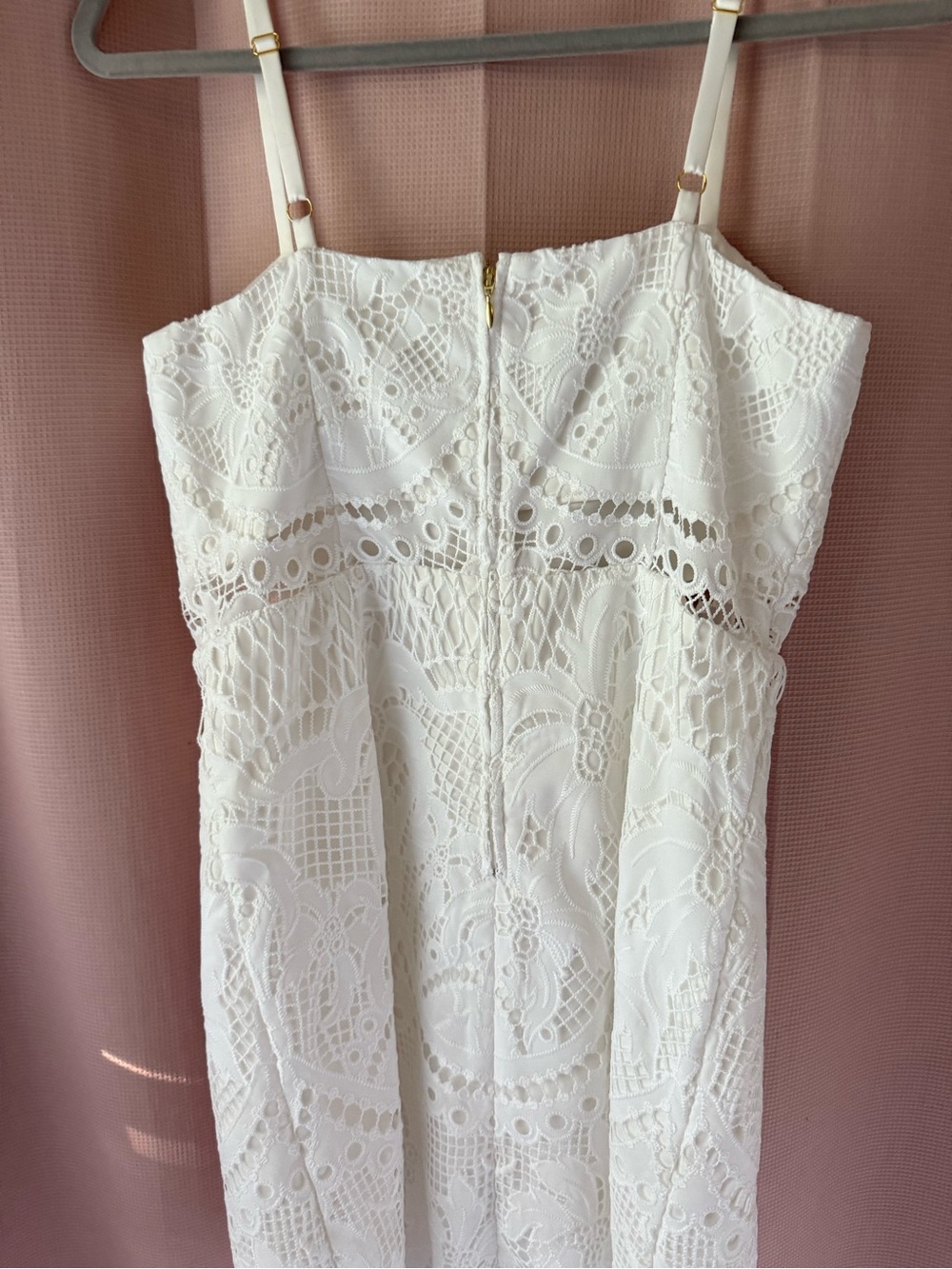 Lilly Pulitzer White Lace Spaghetti-Strap Dress - Picture 7 of 9